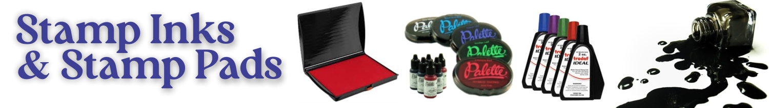 Get the right stamp pad and ink refills! Next day shipping!